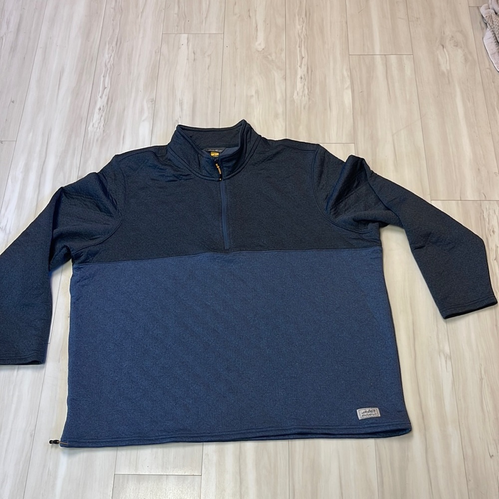 Eddie Bauer Quilted Pullover with zip